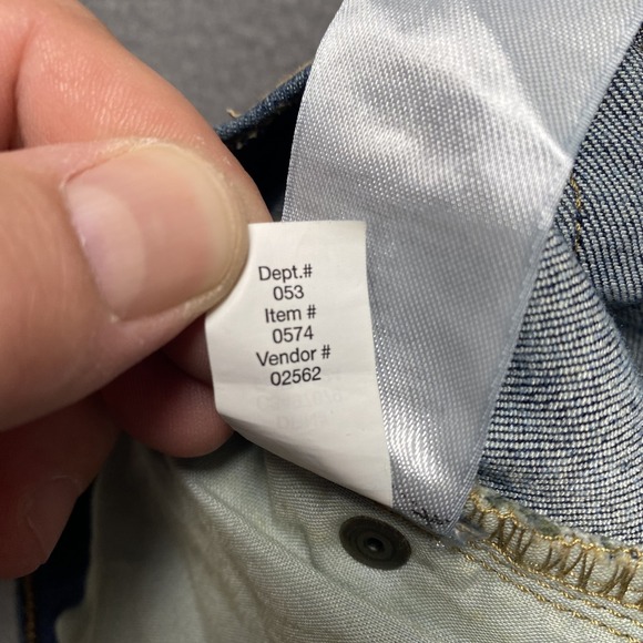 Eddie Bauer Jeans Mens 38x30 Blue Straight Fit Denim Classic Casual Grunge - Picture 9 of 16